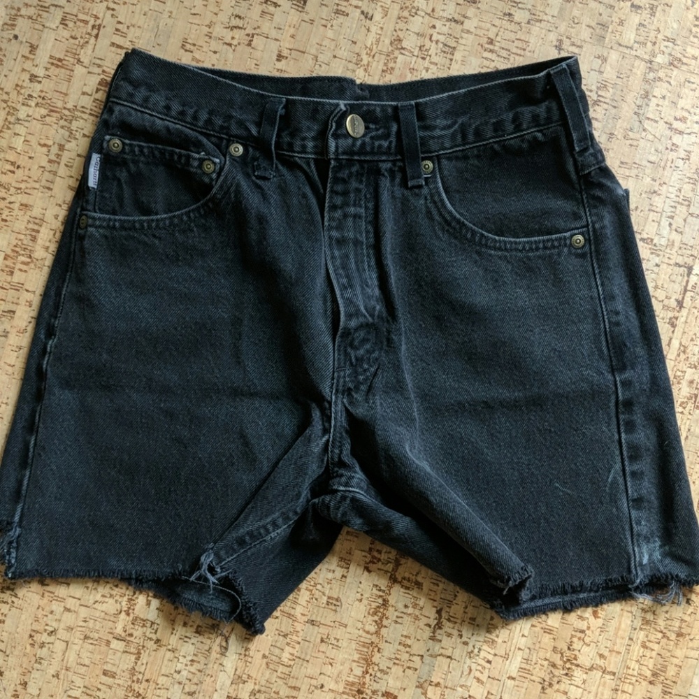 Carhartt cut off black Jean shorts size 29